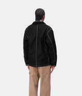 CARHARTT WIP OG CHORE COAT I031896 BLACK ONE WASH - Shoelosophy