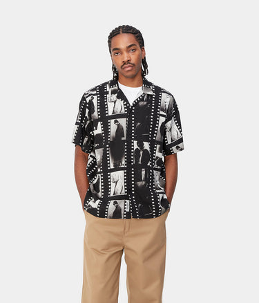 CARHARTT WIP PHOTO STRIP SHIRT I033070 PRINT BLACK - Shoelosophy