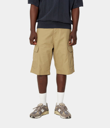 CARHARTT WIP REGULAR CARGO SHORT I028246 AGATE RINSED - Shoelosophy