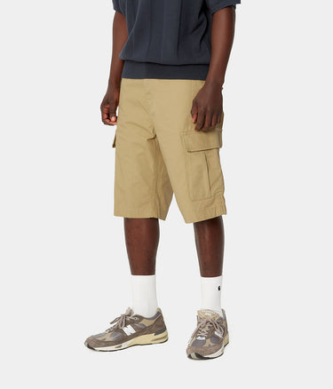 CARHARTT WIP REGULAR CARGO SHORT I028246 AGATE RINSED - Shoelosophy