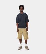CARHARTT WIP REGULAR CARGO SHORT I028246 AGATE RINSED - Shoelosophy