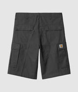 CARHARTT WIP REGULAR CARGO SHORT I028246 GRAPHITE RINSED - Shoelosophy
