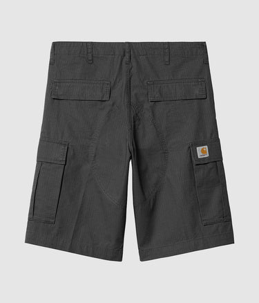 CARHARTT WIP REGULAR CARGO SHORT I028246 GRAPHITE RINSED - Shoelosophy