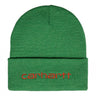 CARHARTT WIP SCRIPT BEANIE I030884 BONSAI BRICK - Shoelosophy