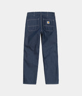 CARHARTT WIP SIMPLE PANT I022947 BLUE RIGID - Shoelosophy