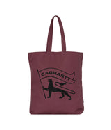 CARHARTT WIP STAMP TOTE BAG I033629 DUSTY FUCHSIA - Shoelosophy