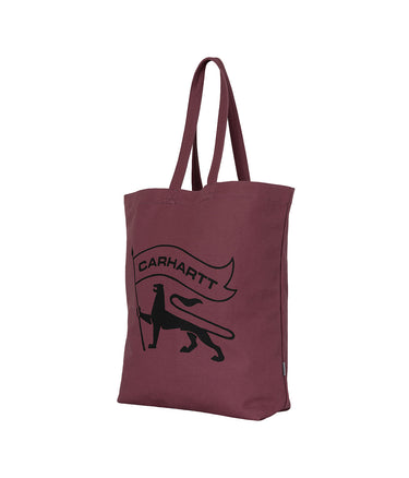 CARHARTT WIP STAMP TOTE BAG I033629 DUSTY FUCHSIA - Shoelosophy