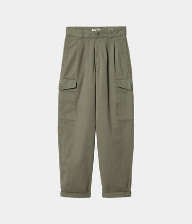 CARHARTT WIP 여성 콜린스 팬츠 I029789 DOLLAR GREEN - Shoelosophy