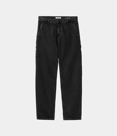 CARHARTT WIP DAMEN PIERCE PANT I025268 SCHWARZE STONE WASHED DENIM JEANS DAMEN ARBEIT - Shoelosophy
