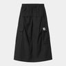 CARHARTT WIP WOMENS JET CARGO SKIRT I033148 SCHWARZ - Shoelosophy