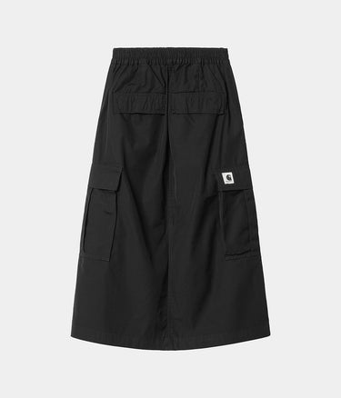 CARHARTT WIP WOMENS JET CARGO SKIRT I033148 SCHWARZ - Shoelosophy