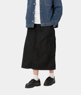 CARHARTT WIP WOMENS JET CARGO SKIRT I033148 SCHWARZ - Shoelosophy