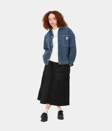 CARHARTT WIP WOMENS JET CARGO SKIRT I033148 SCHWARZ - Shoelosophy