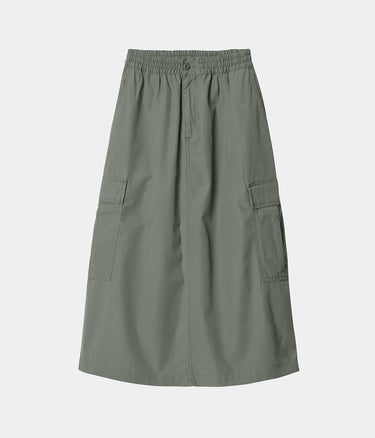 CARHARTT WIP WOMENS JET CARGO SKIRT I033148 PARK - Shoelosophy