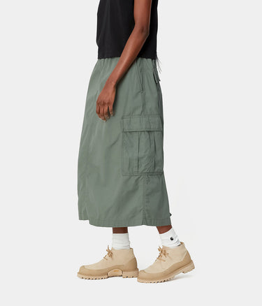 CARHARTT WIP WOMENS JET CARGO SKIRT I033148 PARK - Shoelosophy