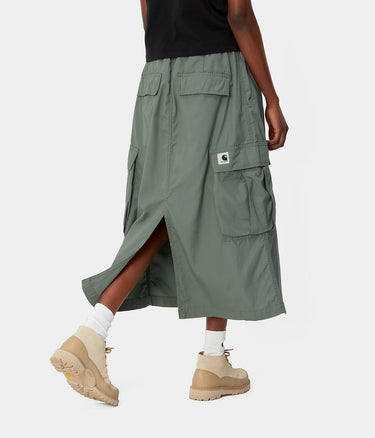 CARHARTT WIP WOMENS JET CARGO SKIRT I033148 PARK - Shoelosophy