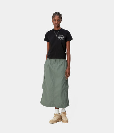 CARHARTT WIP WOMENS JET CARGO SKIRT I033148 PARK - Shoelosophy