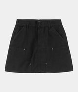 CARHARTT WIP WOMENS MAEVE DOUBLE KNEE SKIRT I034836 SCHWARZ - Shoelosophy