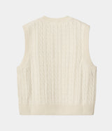 CARHARTT WIP WOMENS SIGNATURE VEST I033882 NATURAL ICE - Shoelosophy