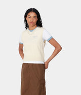 CARHARTT WIP WOMENS SIGNATURE VEST I033882 NATURAL ICE - Shoelosophy