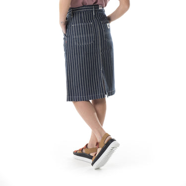 CARHARTT WOMENS TRADE SKIRT I029108 DARK NAVY WAX SKIRT WORK - Shoelosophy
