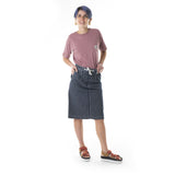 CARHARTT WOMENS TRADE SKIRT I029108 DARK NAVY WAX SKIRT WORK - Shoelosophy