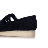 CLARKS ORIGINALS WOMENS WALLABEE T BAR SCHWARZ - Shoelosophy