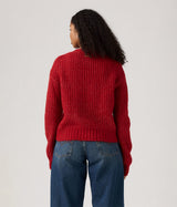 LEVI'S WOMENS LUNA SHELL BUTTON CARDIGAN 0038F-0004 RHYTHMIC RED - Shoelosophy
