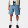 CARHARTT WIP WOMENS BRANDON SHORT I031919 BLUE STONE BLEACHED - Shoelosophy