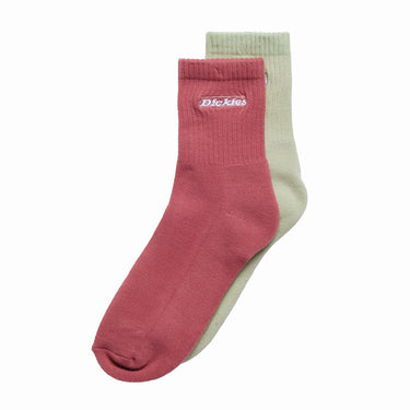DICKIES NEUE CARLYSS SOCKEN 2 STÜCK ROSA GRÜN - Shoelosophy