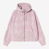CARHARTT WIP WOMENS HOODED PAINTER JACKET I036842 HORTENSIA DESTROY WASH SPLATTER - Shoelosophy