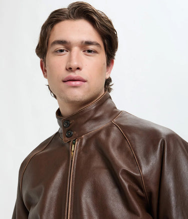 BARACUTA-LEDER G9 ALTES ENGLISCHES LEDER BRCPS1127 SCHOKOLADENBRAUN - Shoelosophy
