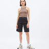DR DENIM 2210103 BELLA SHORT BLACK - Shoelosophy