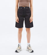 DR DENIM 2210103 BELLA SHORT BLACK - Shoelosophy
