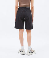 DR DENIM 2210103 BELLA SHORT BLACK - Shoelosophy