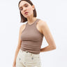 DR DENIM AMELIE TOP WALNUT - Shoelosophy