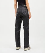 DR DENIM ECHO DR2010108L30 SCHWARZ MANTEL KONTRAST - Shoelosophy