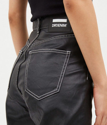 DR DENIM ECHO DR2010108L30 SCHWARZ MANTEL KONTRAST - Shoelosophy
