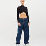 DR DENIM LIZZIE TOP BLACK - Shoelosophy
