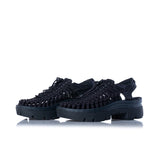 KEEN UNEEK PLATFORM 1032211 SCHWARZES GLATTLEDER - Shoelosophy