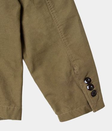 CHESAPEAKE'S PEMBROKE BLAZER JACKET MICRO CANVAS MILITARY GREEN - Shoelosophy