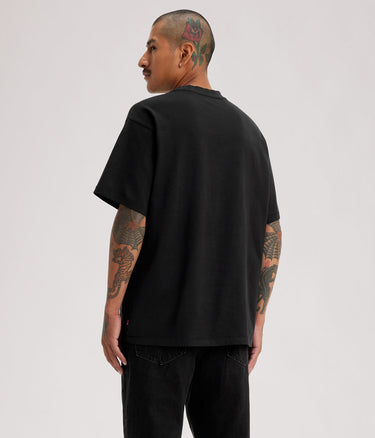 LEVI'S RED TAB VINTAGE TEE A0637-0001 MINERAL BLACK GARMENT DYED - Shoelosophy