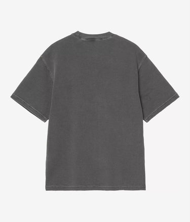 CARHARTT WIP NELSON WAFFLE T-SHIRT I036185 SCHWARZ STÜCKGEFÄRBT - Shoelosophy