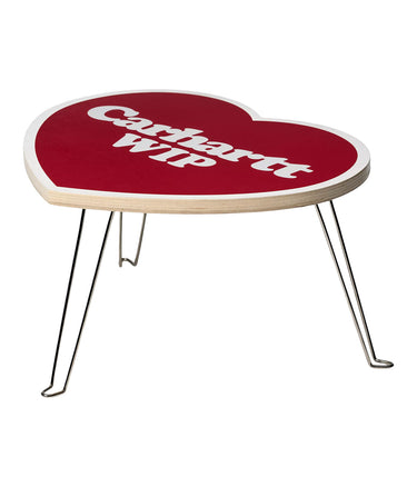 CARHARTT WIP HEART KLAPPTISCH I035830 BIRKENSPERRHOLZ SCARLET - Shoelosophy