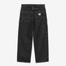 CARHARTT WIP BELMONT PANT I036591 BLACK STONE WASHED - Shoelosophy