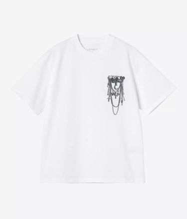 CARHARTT WIP 여성 인버티드 참 티셔츠 I036030 WHITE - Shoelosophy