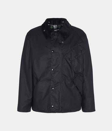 BARBOUR INTERNATIONAL A7 PACEMASTER WAX JACKET MWX2379 BK71 SCHWARZ - Shoelosophy