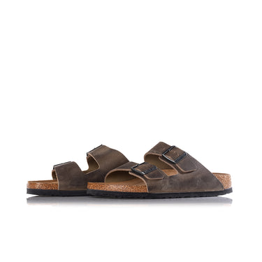 BIRKENSTOCK ARIZONA BS 1019377 GEÖLTES KHAKI-LEDER, HERGESTELLT IN DEUTSCHLAND – Shoelosophy