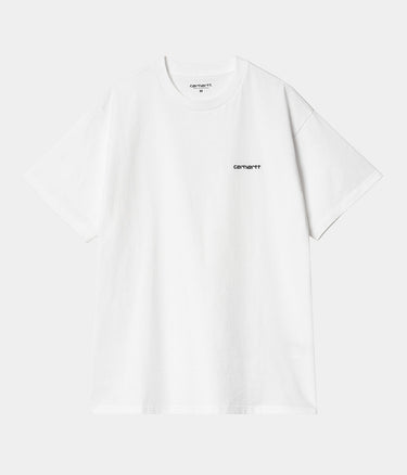 CARHARTT WIP SCRIPT EMBROIDERY T-SHIRT I030435 WEISS - Shoelosophy