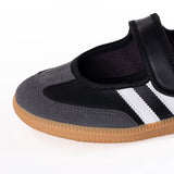 ADIDAS WOMENS SAMBA JANE JQ6445 CARBON BLACK WHITE - Shoelosophy